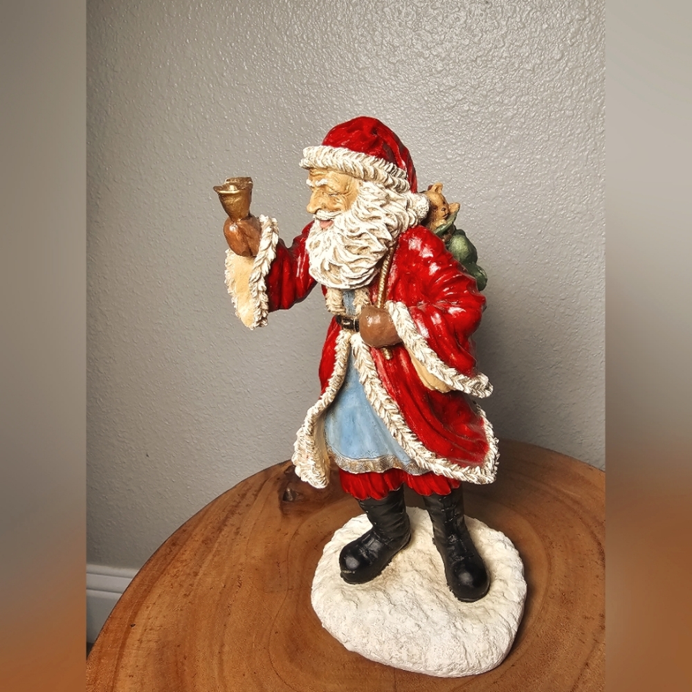 Vintage Santa Figurine WindsorCollection Ringing Bell